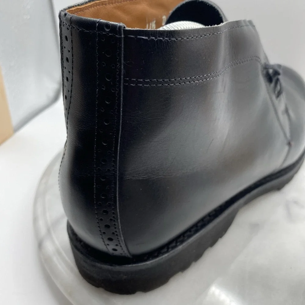Allen‎ Edmonds Stanford Men's Black Leather Ankle Chukka Boots Sz 11.5 D Tate
